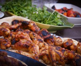 Chicken Parmesan with Vegetable Pasta